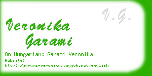 veronika garami business card